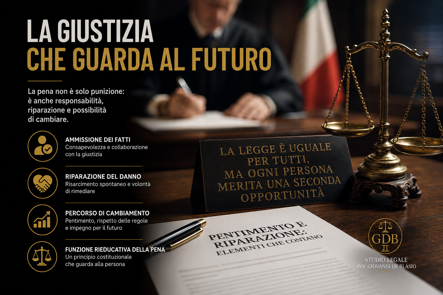 Quando il processo diventa occasione di riscatto: il valore giuridico del pentimento, della riparazione del danno e del percorso di responsabilizzazione