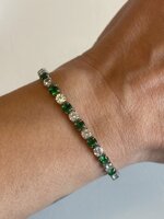bracciale-tennis-verdebianco