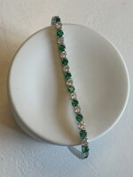 bracciale-tennis-verdebianco