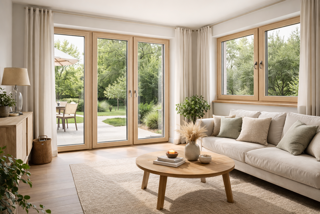 soggiorno luminoso con vista sul giardino (1)