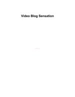 video-blog-sensation