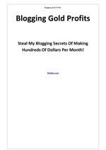 blogging-gold-profits