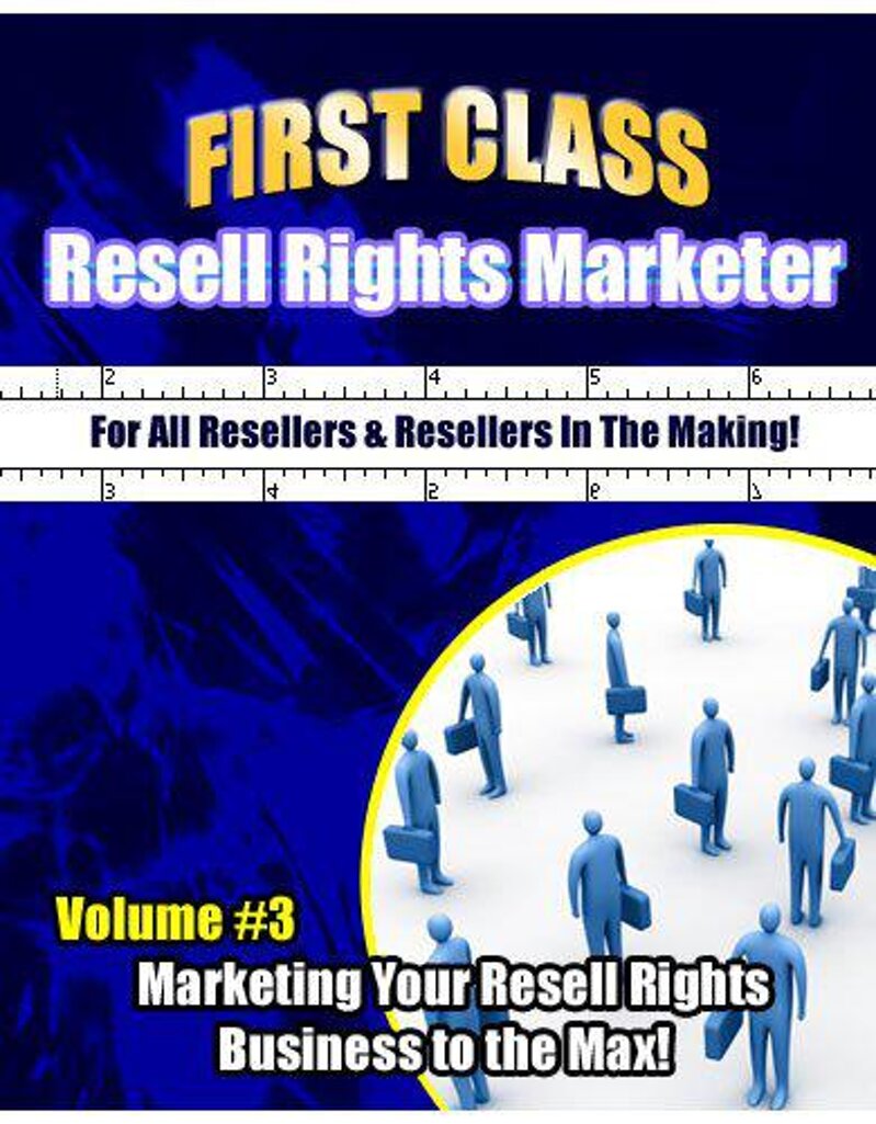 first-class-resell-rights-marketer-vol-3