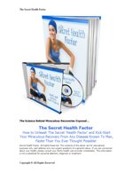 the-secret-health-factor