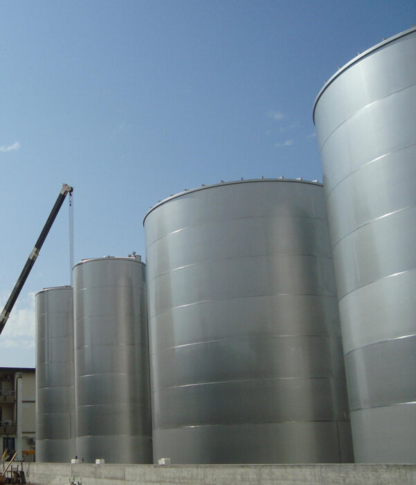 Realizzazione di silos verticali