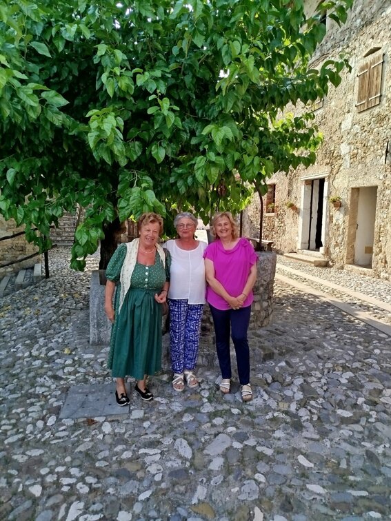 Novella Del Fabbro con Alida Pevere e la nostra Fabia