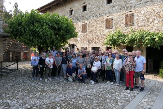 Il gruppo di Tamai di Brugnera con la nostra Fabia