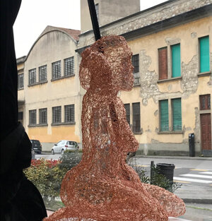 2018 - filo di rame - cm 45x50x65