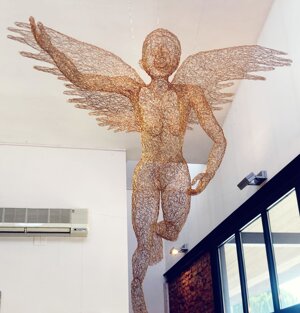 filo di bronzo - cm 170x180x110