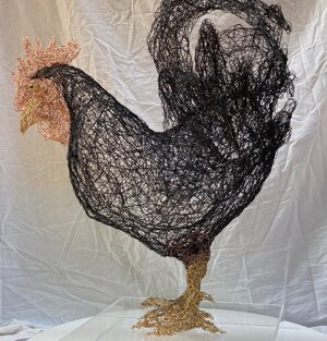 rame bronzato nero - rame naturale - rame dorato - cm 55x25x65