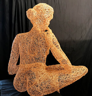 2018 - filo di bronzo - cm 60x65x120