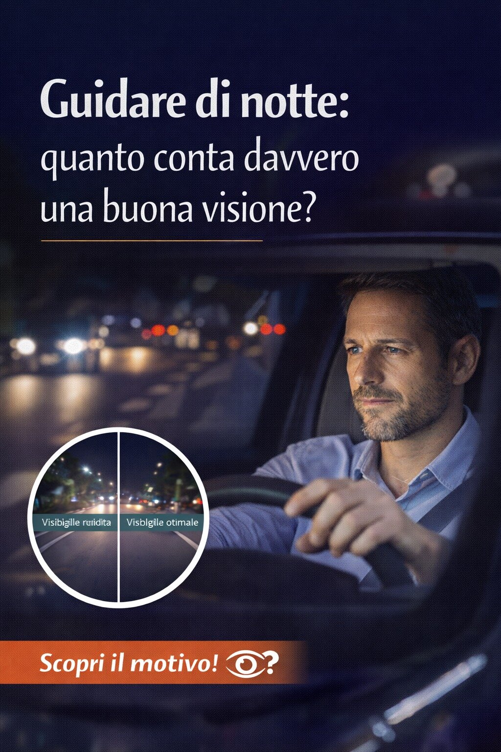 Guida di notte: quanto conta davvero una buona visione?
