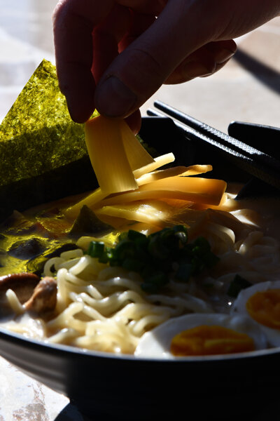 Ramen vegetariano Ramen vegetariano