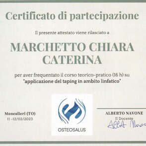 Linfo Taping Certificazione Corso Linfo Taping