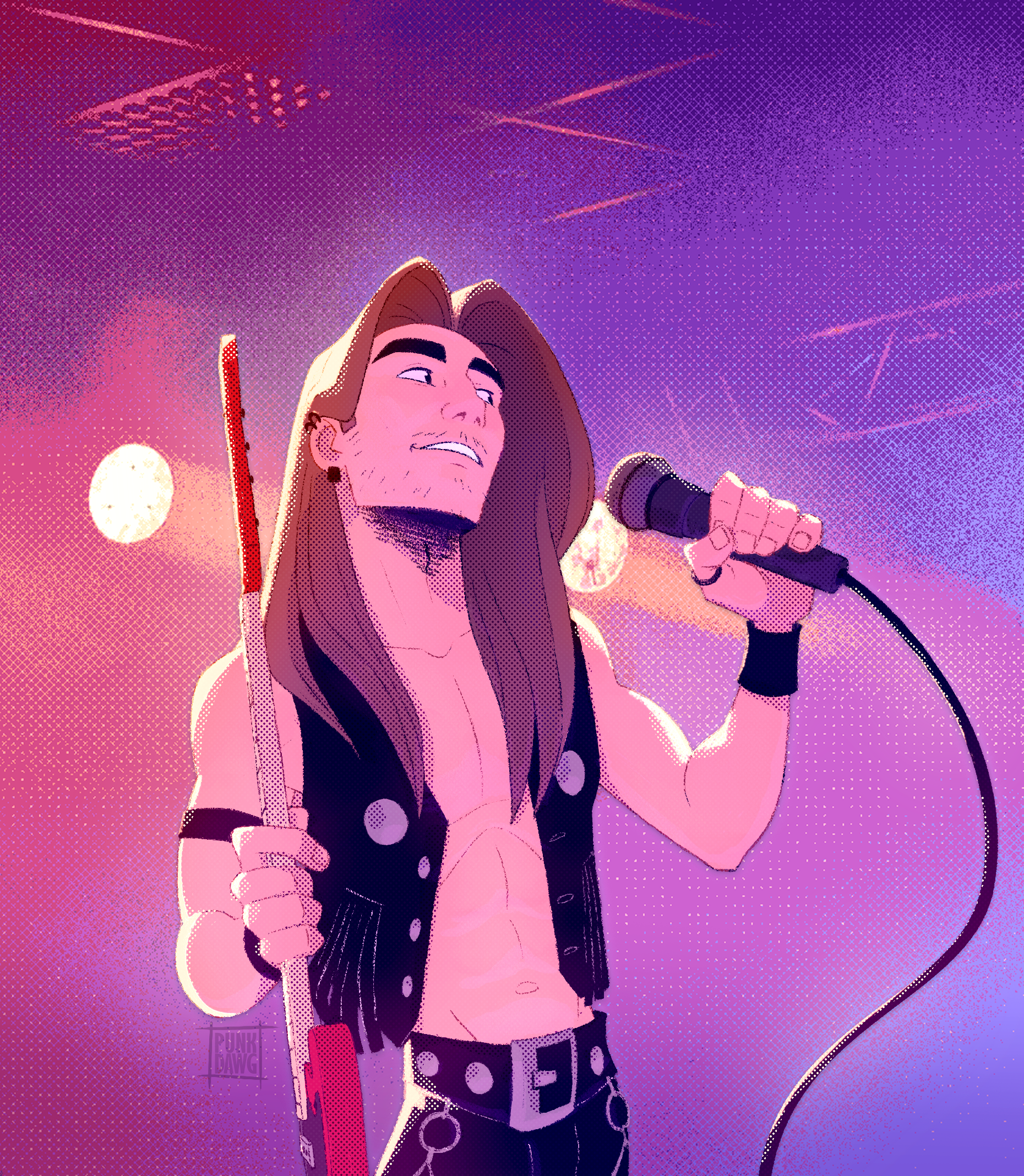 Randy introducing the band