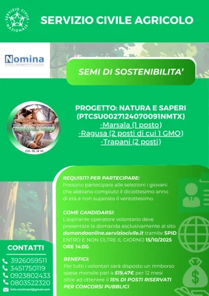 locandina natura e saperi