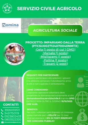 locandina impariamo dalla terra