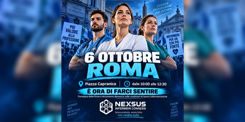 6 ottobre, infermieri e cittadini in Piazza