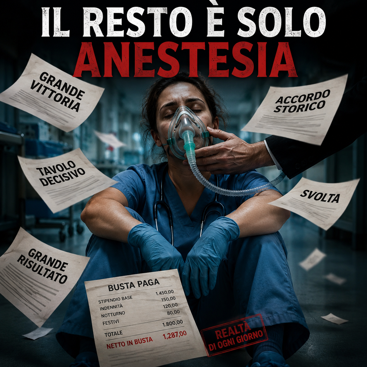 Il resto è solo anestesia. Sveglia infermieri
