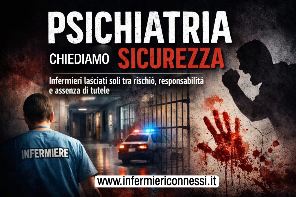 Psichiatria e sicurezza: infermieri esposti a rischi inaccettabili