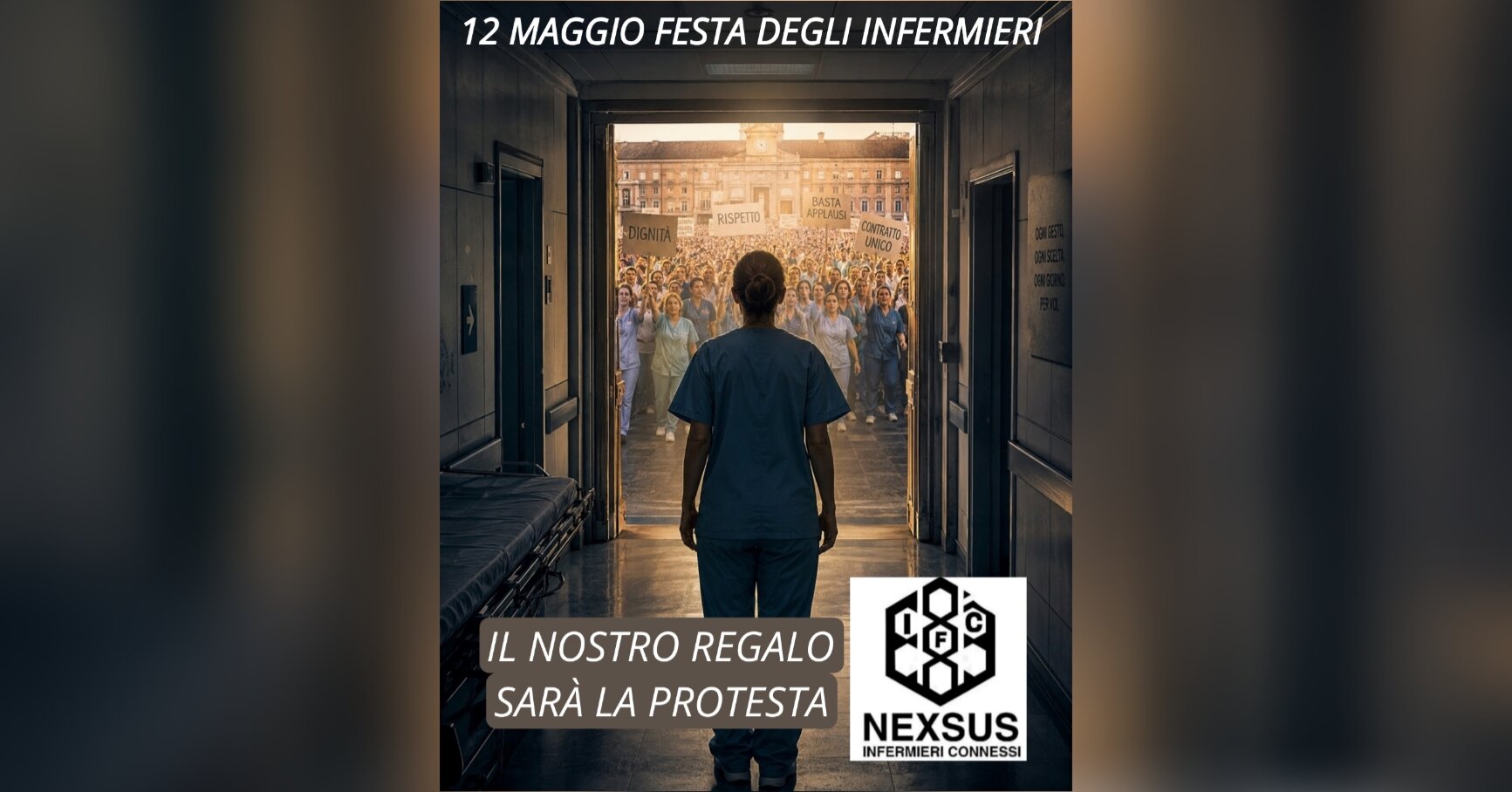 12 MAGGIO: IL NOSTRO REGALO SAR&Agrave; LA PROTESTA