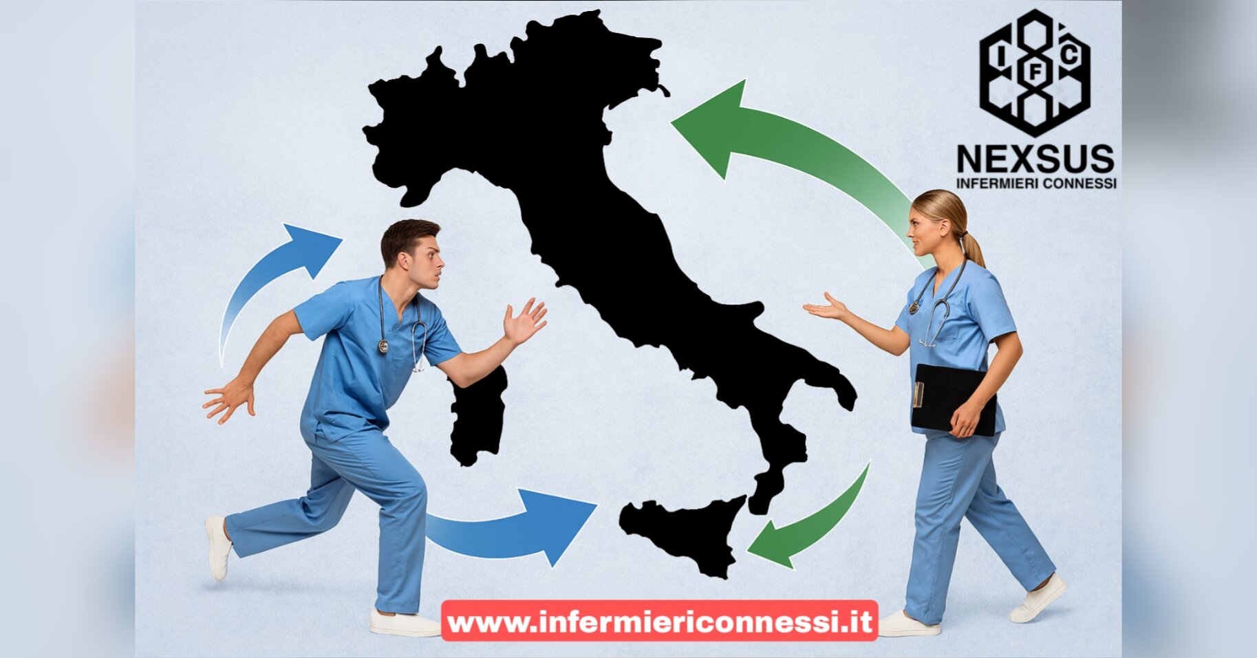 OMS: Italia primo Paese per infermieri che scappano e che entrano. La proposta Nexsus