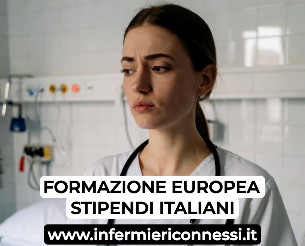 Infermieri: se la formazione &egrave; europea, anche gli stipendi devono esserlo
