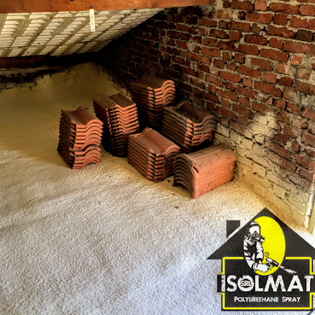 miglior isolamento sottotetto calpestabile con poliuretano a spruzzo ISOLMAT