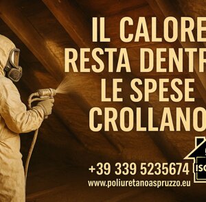 POLIURETANO A SPRUZZO CALPESTABILE E SUPERIORE AD ALTRI ISOLANTI TIPO CELLULOSA LANA DI ROCCIA EPS