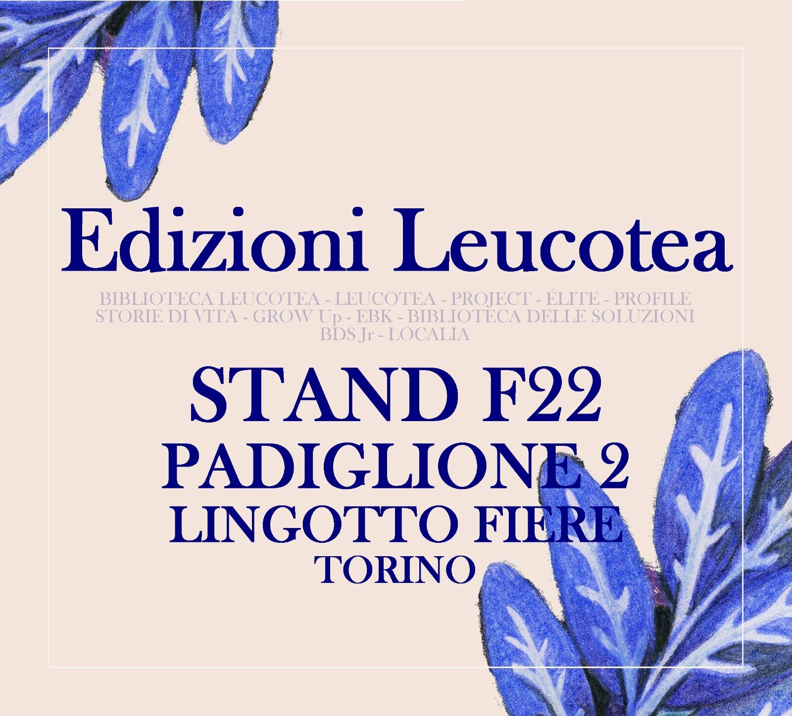 LEUCOTEA AL SALONE DEL LIBRO DI TORINO 2026