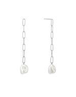 silver-pearl-chunky-drop-earrings-ania-haie
