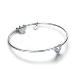 bracciale-rigido-cuore-pendente