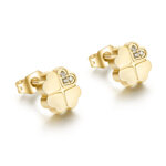 orecchini-lobo-quadrifoglio-oro