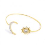 bracciale-rigido-sole-e-luna-oro