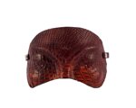 mask-mercurio-in-vero-coccodrillo-col-cuoio