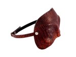 mask-mercurio-in-vero-coccodrillo-col-cuoio
