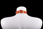 choker-arthemis-in-real-snake-col-arancio