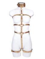 harness-vero-pitone-colore-oro-laminato