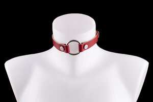 choker-olimpia-in-cuoio-col-rosso