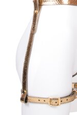 harness-vero-pitone-colore-oro-laminato