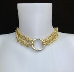 choker-con-anello-e-catena-col-oro