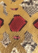 connettore-in-pitone-col-roccia-dipinto-a-mano-oro-rosso