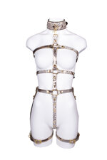 harness-in-vero-pitone-colroccia-oro-e-testa-di-moro-dipinti-a-mano