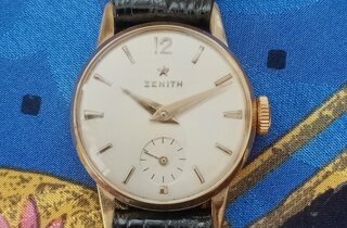Gioielleria Fugazzi Bocciarelli. Orologio Zenith in oro meccanico a carica manuale