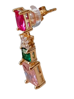 orecchini-pendenti-multicolor-verde-rosa-e-fucsia
