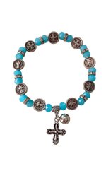 bracciale-rosario-benedizione-turchese