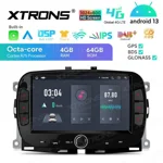autoradio-gps-fiat-500-android-13-wi-fi-usb-carplay-auto-4gb-xtrons-ia72500fls