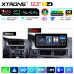 autoradio-gps-audi-a4-a5-android-14-wifi-4g-xtrons-qba24a4cl-carplay-snapdragon