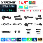 autoradio-car-tablet-gps-audi-a6-a7-android-13-wifi-4g-xtrons-qla42a6nl-carplay-auto-149-pollici