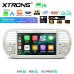 autoradio-gps-xtrons-iq7450flcp-fiat-500-android-14-wi-fi-carplay-snapdragon-8gb